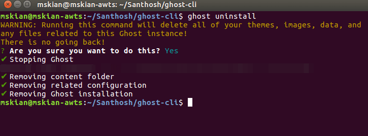 Ghost-CLI